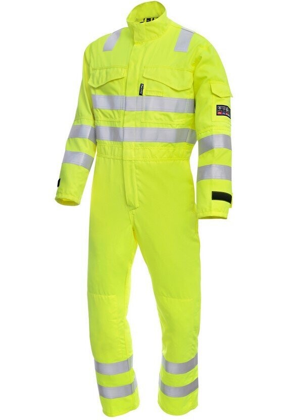 Progarm Hi-Vis FR Arc Coverall Yellow (Various Sizes)