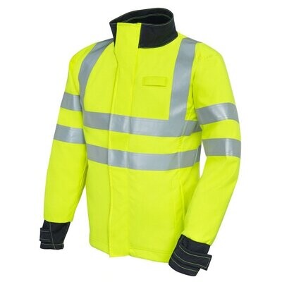Progarm Hi-Vis FR Arc Softshell Jacket Yellow (Various Sizes)