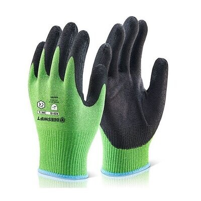 Kutstop Micro Foam Nitrile Cut C Green Gloves (Various Sizes)