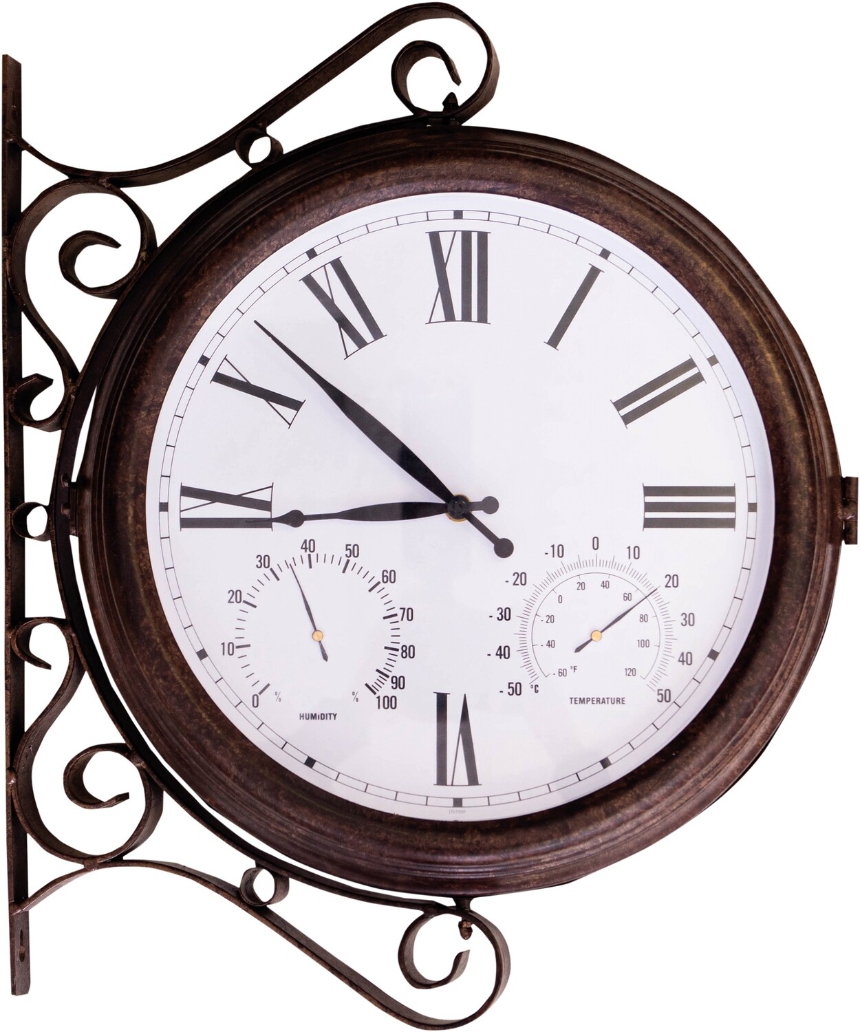 Double Sided Outdoor Station Clock