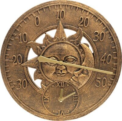 Vintage Sun and Moon Clock