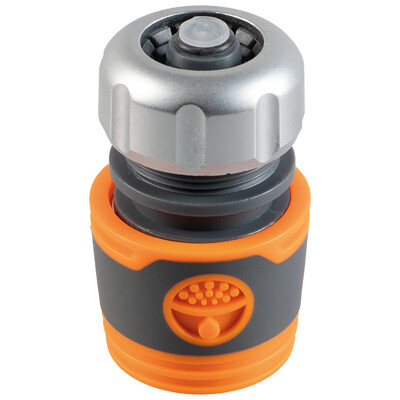 Hose Connector with Water Stop Feature