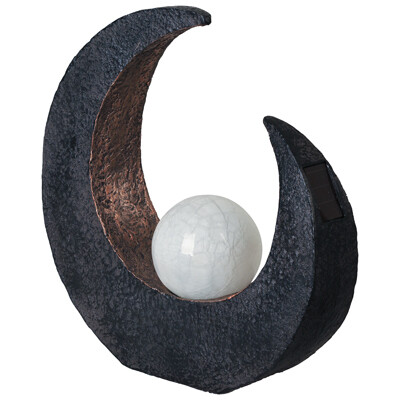 Sunrise Solar Powered Polystone Garden Ornament