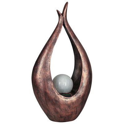 Embrace Solar Powered Polystone Garden Ornament