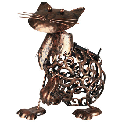 Solar Metal Cat LED Light