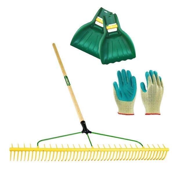 48 Tooth Polypropylene Landscaping Rake Set