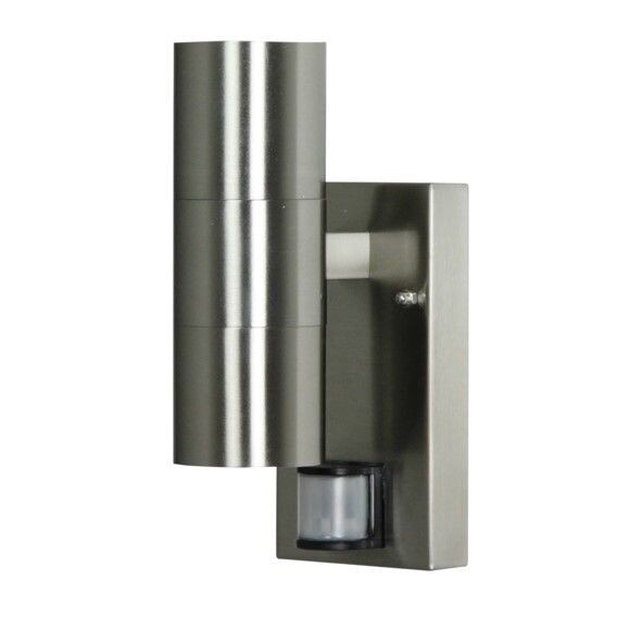 Eden 230V Wall Light in Stainless Steel
