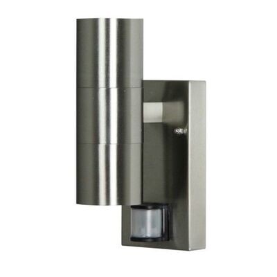 Eden 230V Wall Light in Stainless Steel