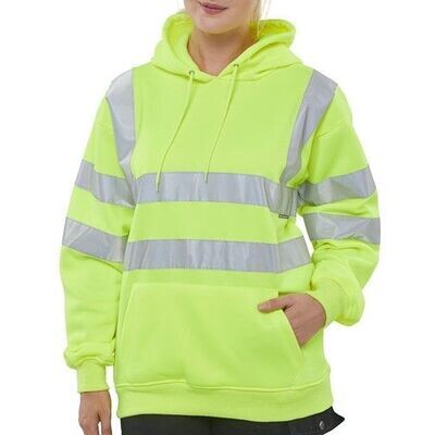 Hi Vis Pull on Hoody (Various Colours & Sizes)