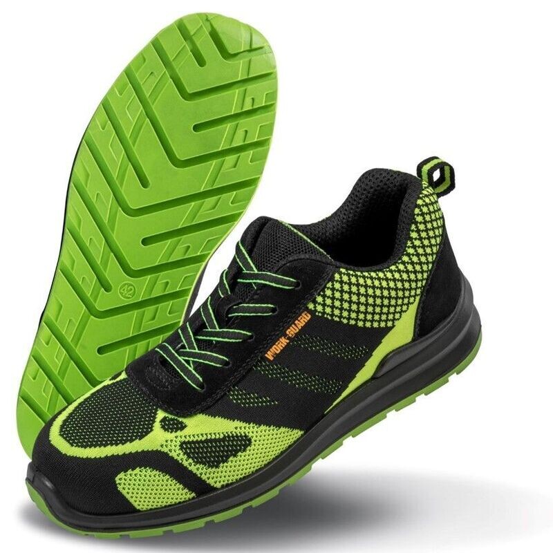Hicks Safety Trainer Neon Green (Various Sizes)