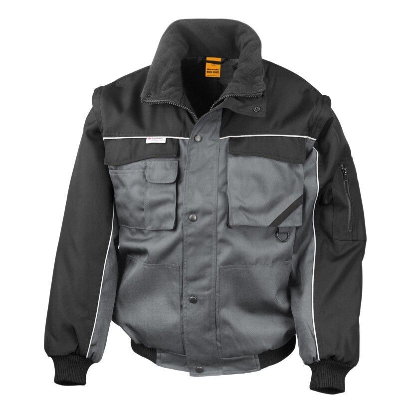 Zip Sleeve Heavy Duty Jacket (Various Colours & Sizes)