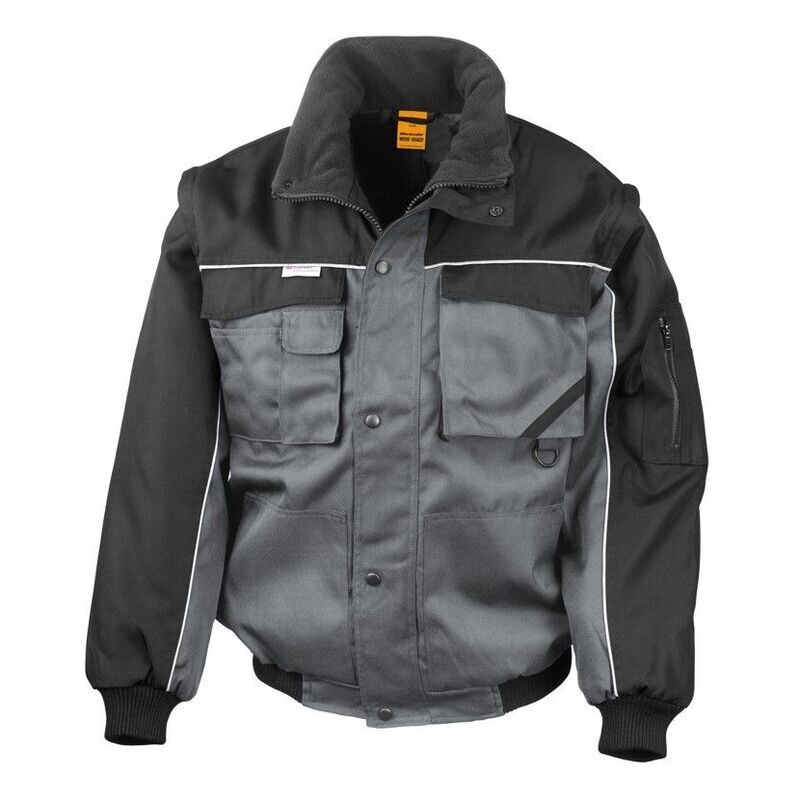 Zip Sleeve Heavy Duty Jacket (Various Colours & Sizes)