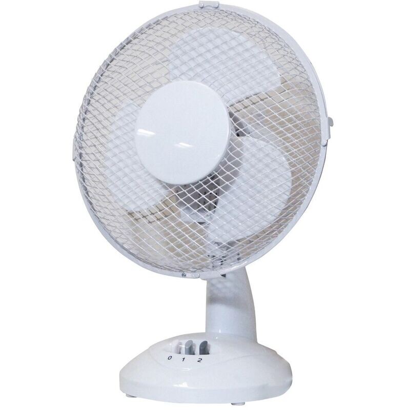 Oscillating Desktop Fan with 2 Speed Settings (23cm)