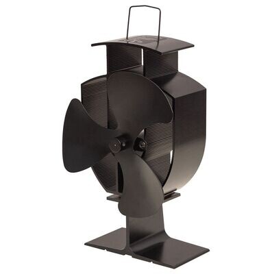 Heat Powered Stove Fan with 3 Blades