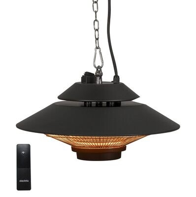 1500W Hanging Electric Patio Heater with Remote