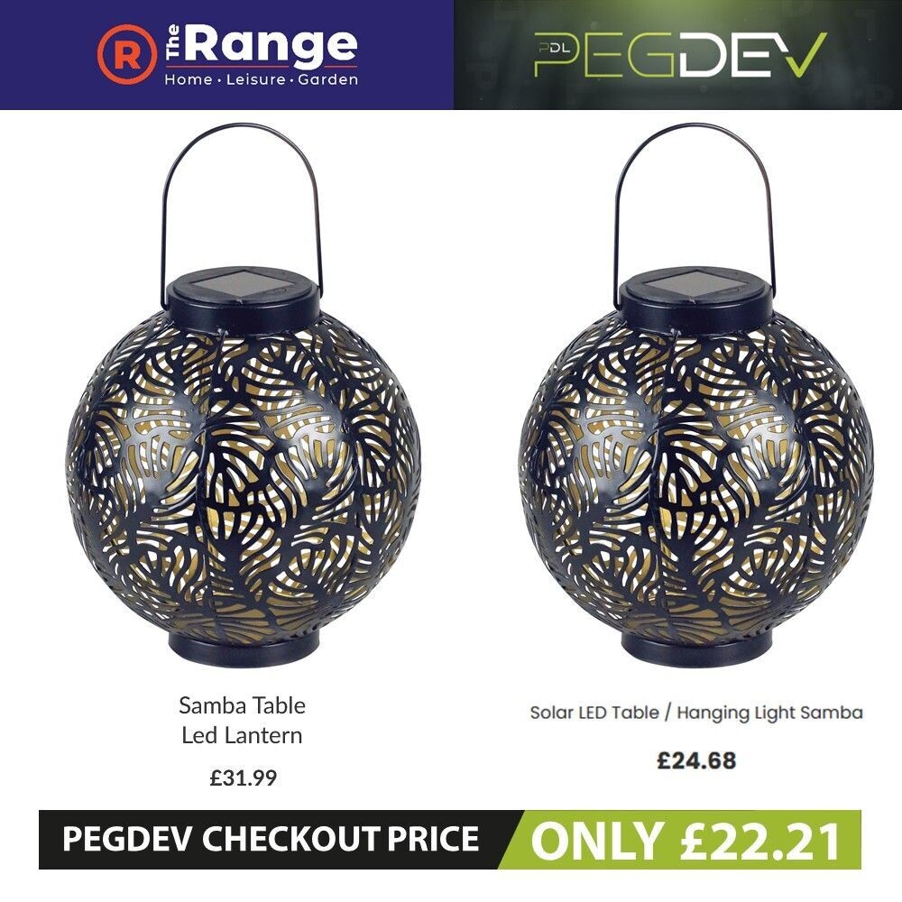 Solar LED Table / Hanging Light Samba