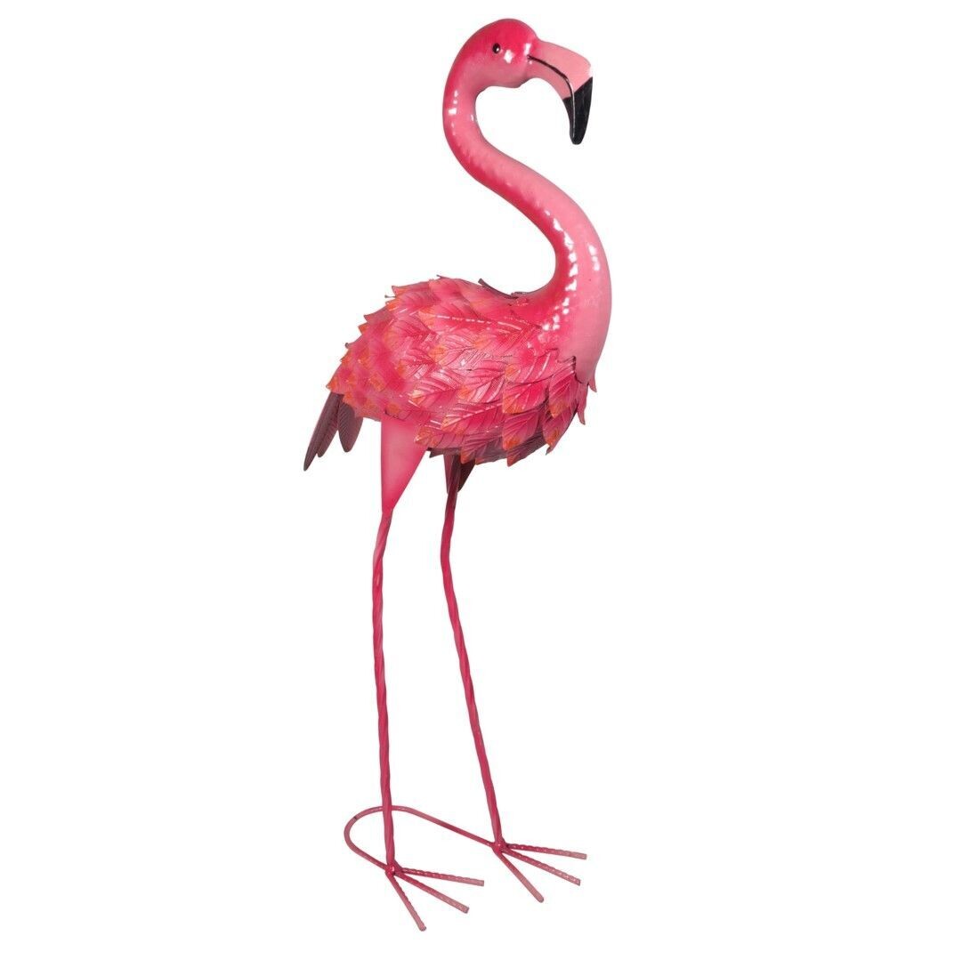 Metal Flamingo Garden Ornament (Various Sizes)