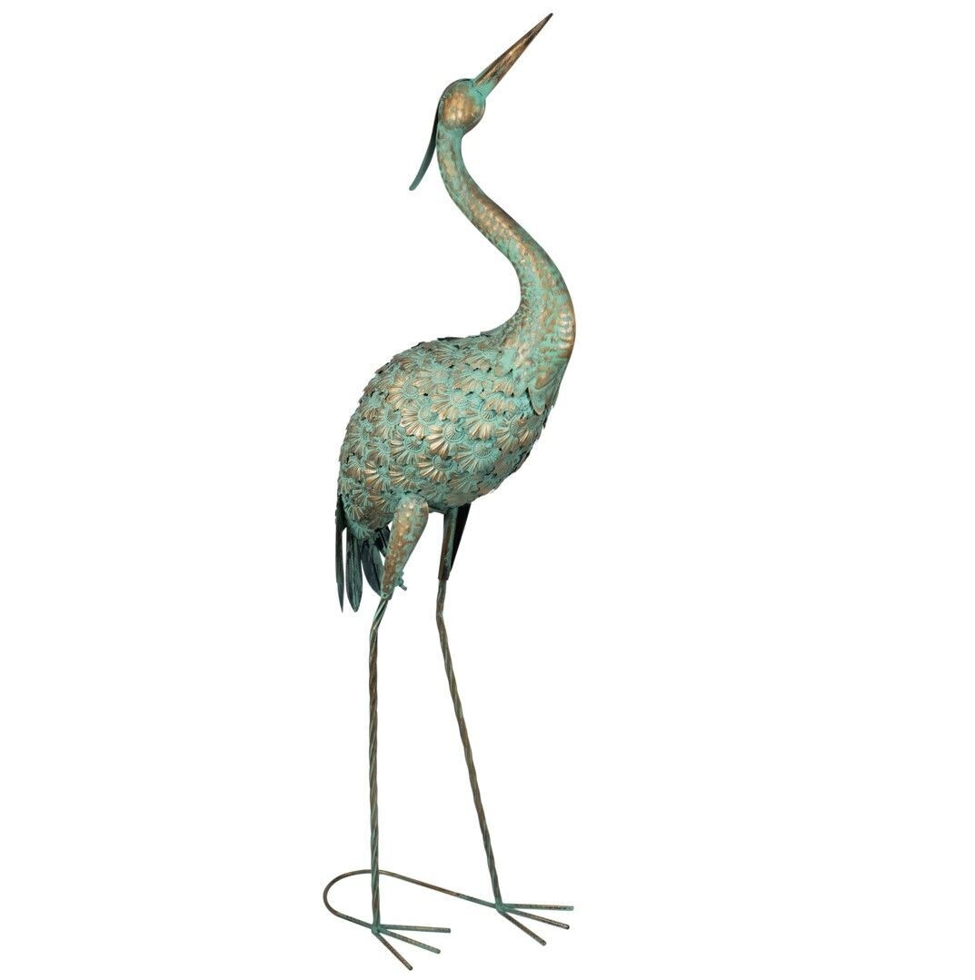 Metal Heron Garden Ornament (104cm)
