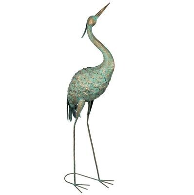 Metal Heron Garden Ornament (104cm)