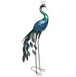 Metal Peacock Garden Ornament (108cm)