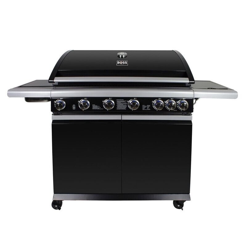 Elite 6 Burner Gas BBQ Grill (Various Colours)