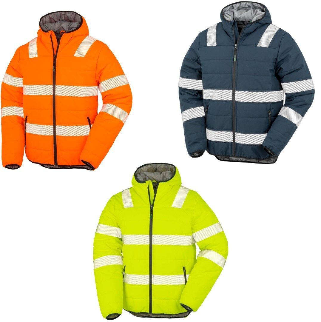 Recycled Ripstop Padded Safety Jacket (Various Colours & Sizes)