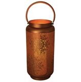 Golden Lantern with Snowflakes Design