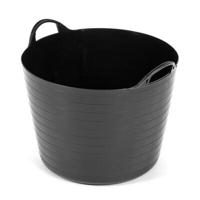 Black Heavy Duty Flexible Storage Bucket (Various Pack Sizes)
