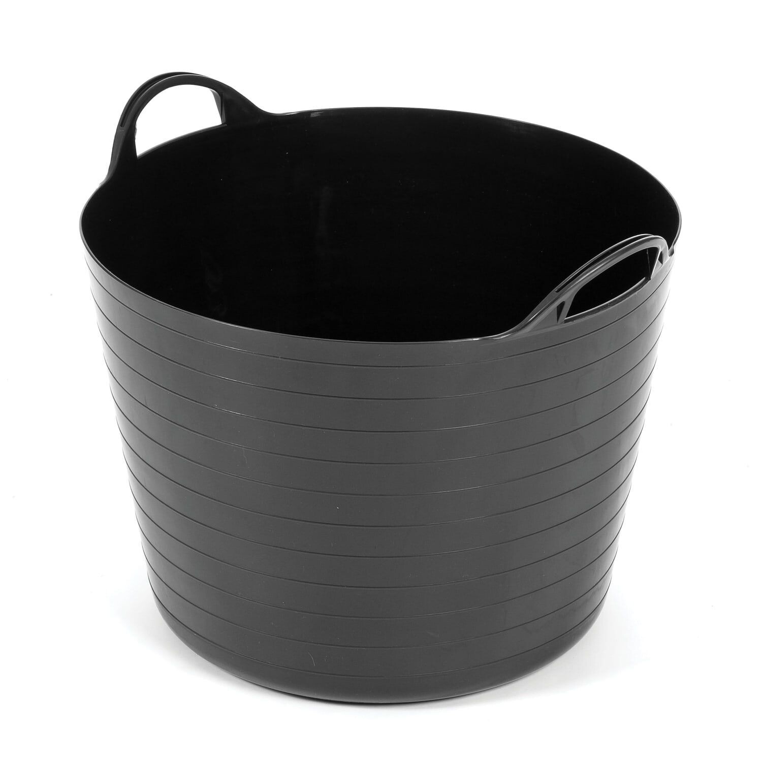 Black Heavy Duty Flexible Storage Bucket (Various Pack Sizes), Pack Size: 1
