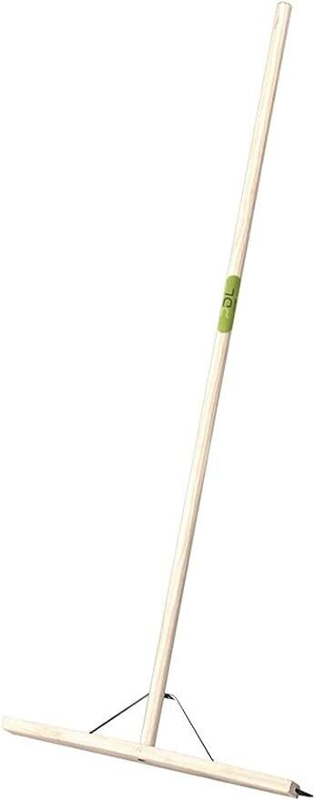 Industrial Rubber Floor Squeegee 24" with Wooden Handle