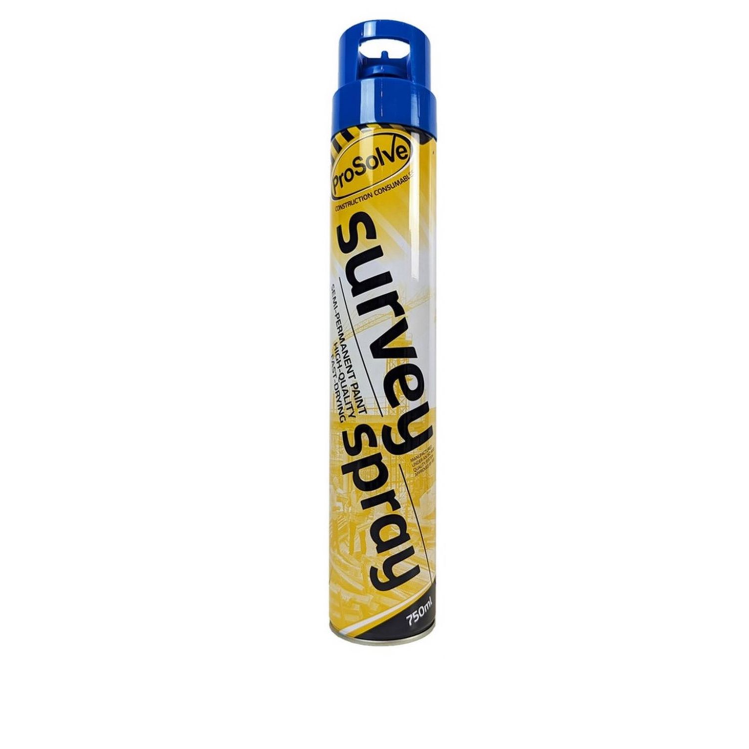 Blue Survey Line Marker Aerosol Spray | Highly Pigmented, Pack Quantity: 1