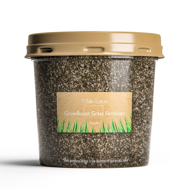 GrowBoost Grass Fertiliser 12:6:6 - Spring/Summer Feed for Healthy Turf Growth