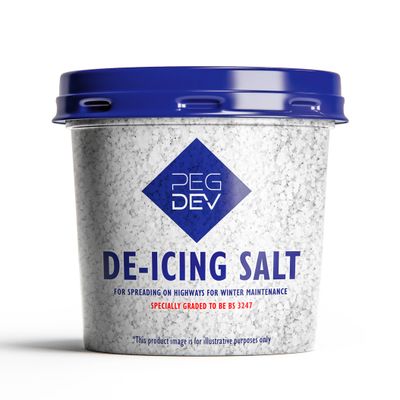 Premium White De-Icing Salt - Rapid Snow & Ice Melting Formula - Non-Corrosive & Long-Lasting