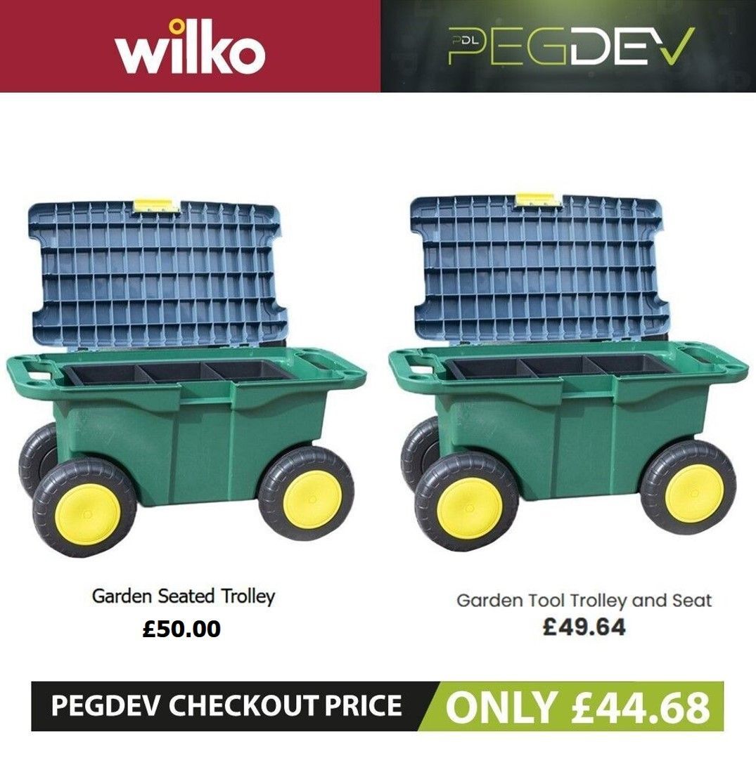 Garden Tool Trolley and Seat