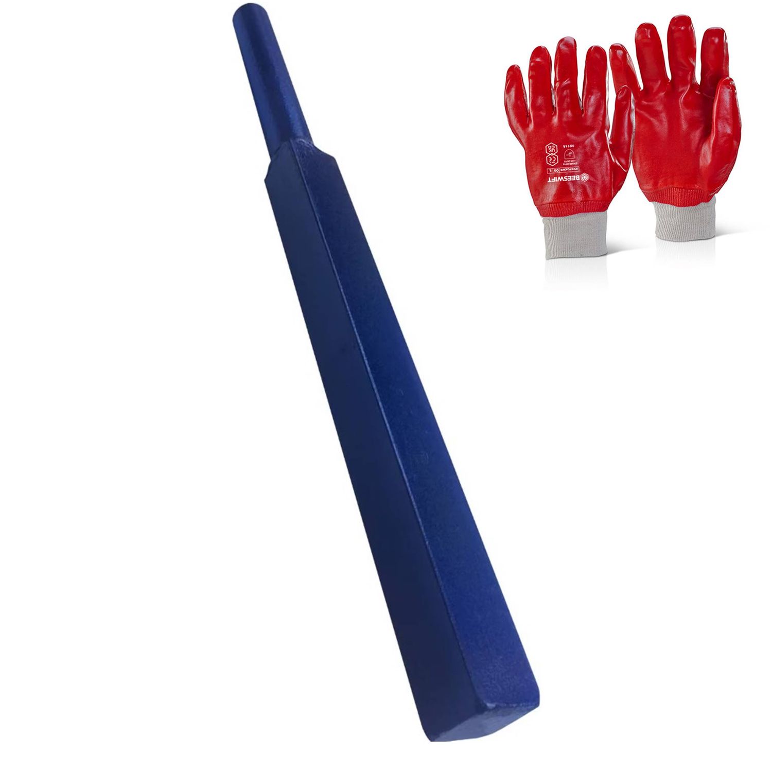 Concrete Test Cube Mould 100/150 with PVC Gloves or Concrete Rammer with PVC Gloves.…, Item: Rammer