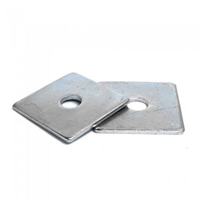 M12 50 x 50 x 3mm Heavy Duty BZP Square Plated Washers - Zinc Plated