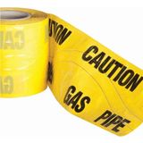 High-Visibility Underground Detectable Warning Tape Gas - Durable & Rot Resistant