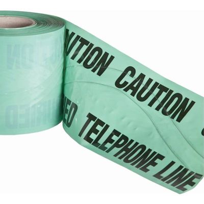 High-Visibility Underground Detectable Warning Tape Telephone - Durable & Rot Resistant