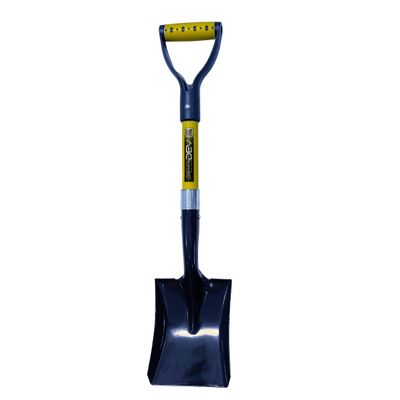 Winter Micro Snow Shovel with Fibreglass Handle, 27.5”  Durable and Compact Snow Shovel for Clearing Paths, Driveways, and Emergency Use