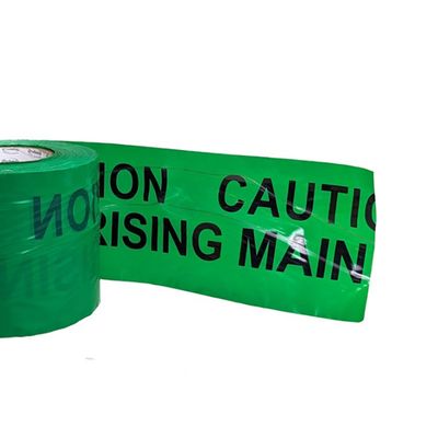 High-Visibility Underground Detectable Warning Tape Rising Main - Durable & Rot Resistant