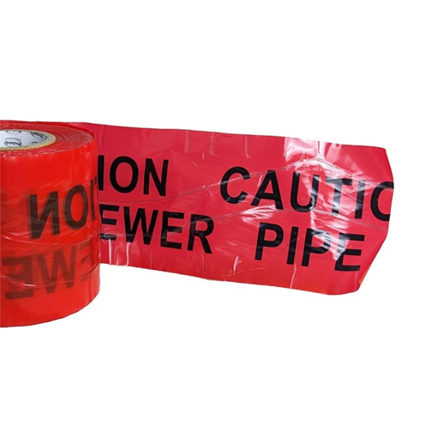 High-Visibility Underground Detectable Warning Tape Sewer - Durable & Rot Resistant