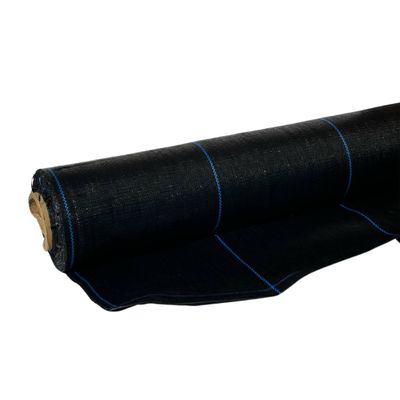 Durable Polywoven Groundcover Fabric, 1m Width, Premium Weed Control & Garden Membrane, Tear-Resistant, Permeable, Gridded