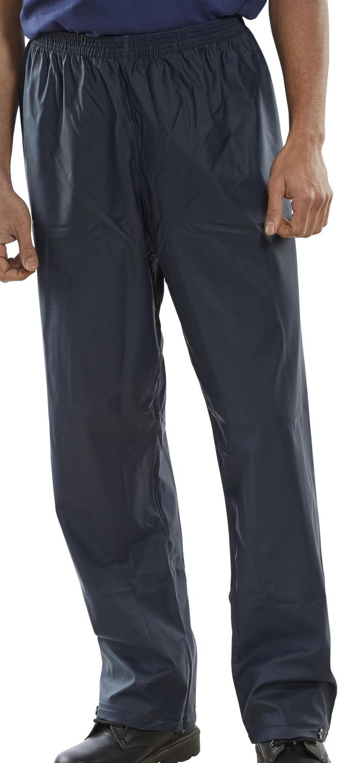 Super Pu Trousers Navy