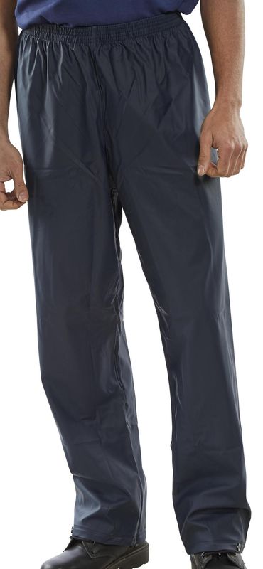 Super Pu Trousers Navy