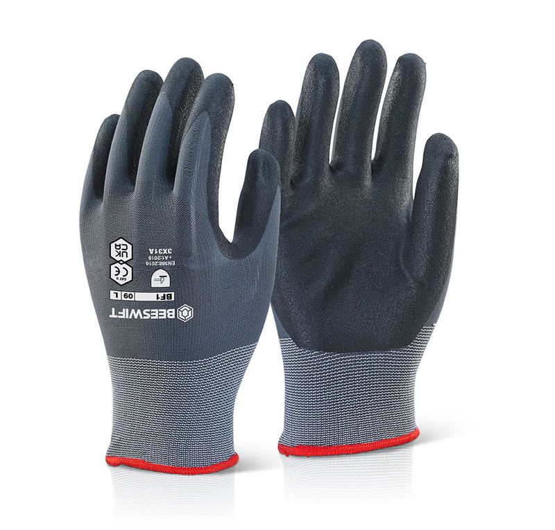 Nitrile Pu Mix Coated Gloves