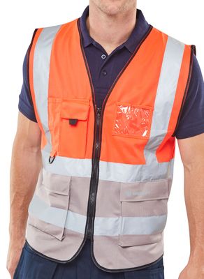 Hi-Vis Two Tone Executive ID Vest