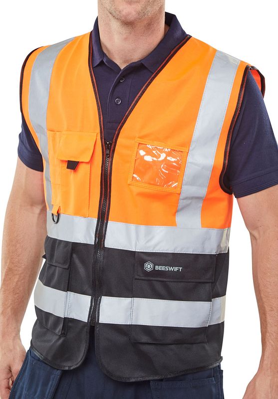 Hi-Vis Two Tone Executive ID Vest