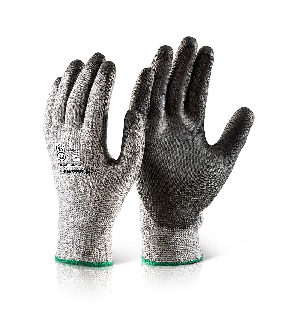 Pu Coated Cut Level 5 Gloves