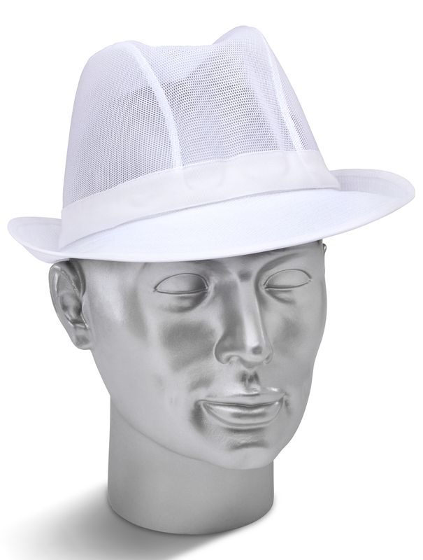 Dispoasble Trilby Hat White