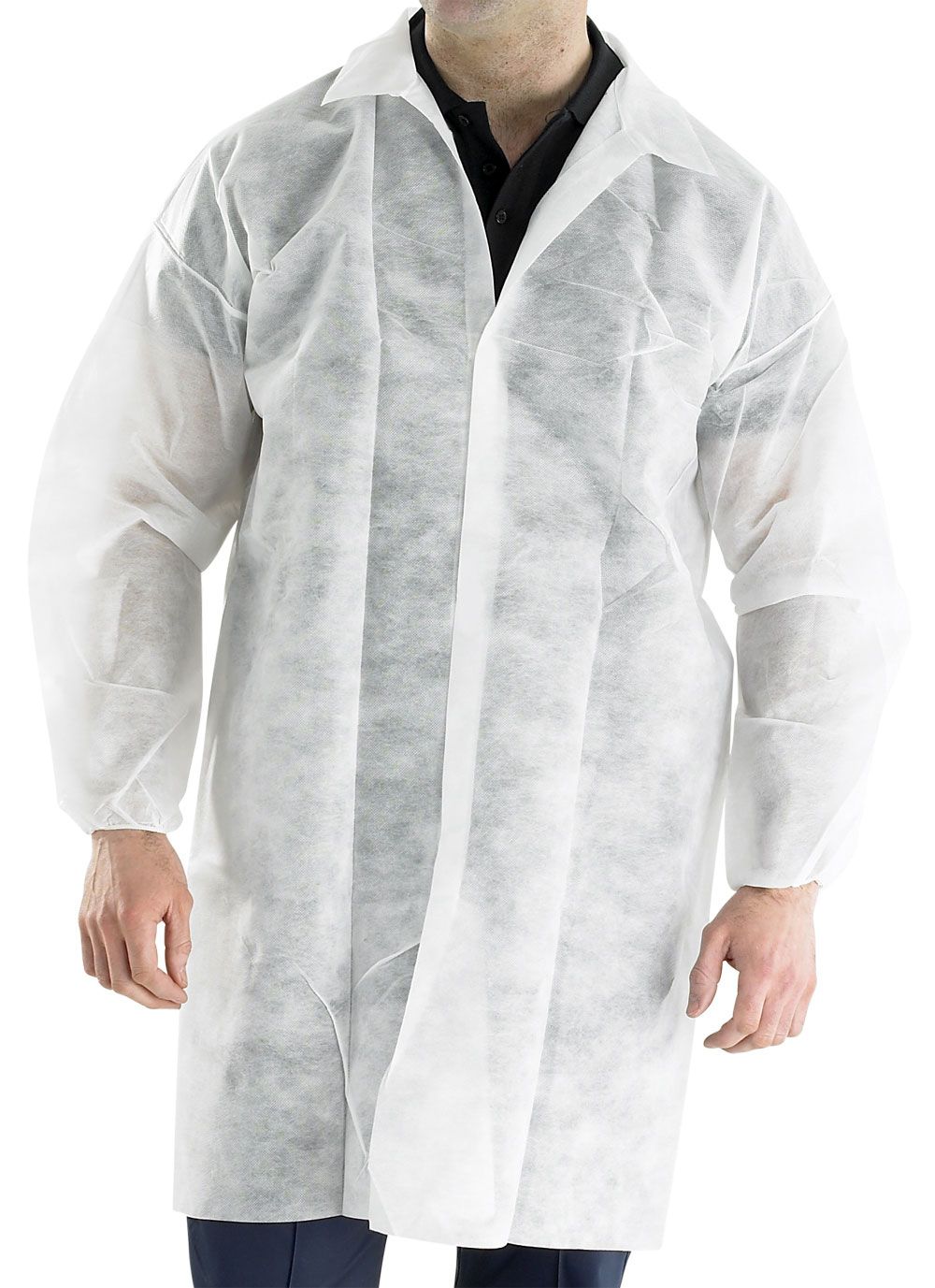Polyprop Disposable Visitors Coat White (Pack of 50)